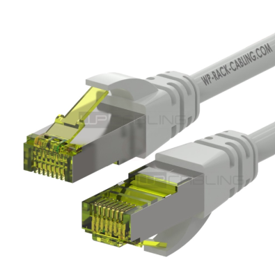 WP RACK WPC-PAT-6ASF300 CAT 6A S-FTP PIMF PATCH CABLE 30m LS0H GREY