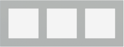EKINEX EK-D3P-FGE Placca Deep (FF e 71 e 20Venti ) rettangolare - FENIX NTM- grigio efeso