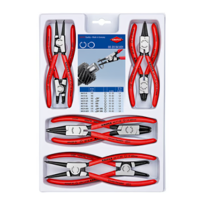 KNIPEX 00 20 04 V01 Set of clamps for safety rings