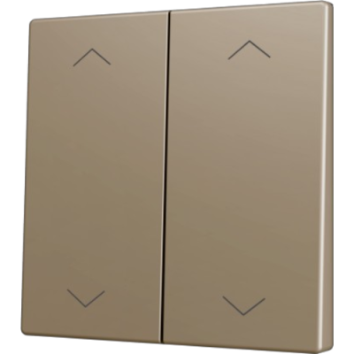 ZENNIO ZS70CSOFT24SHC ZS70. Cover for Double KNX Soft push button 70x70