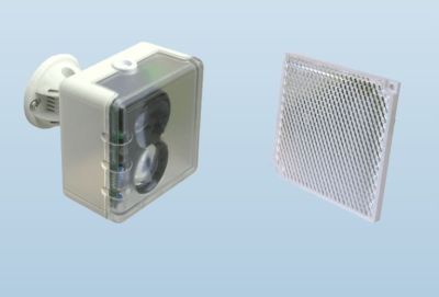 SETRONIC ES50 Linear Smoke Detector, operating range 2 ÷ 50 m