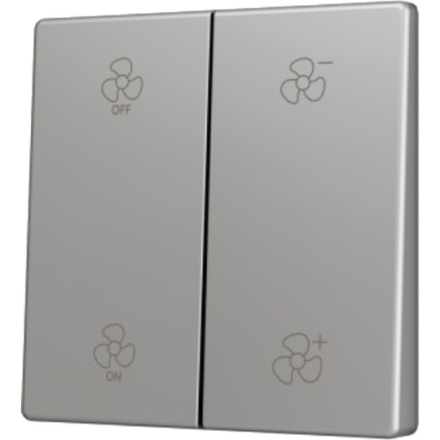 ZENNIO ZS55CSOFT24SC ZS55. Cover for Double KNX Soft push button 55x55