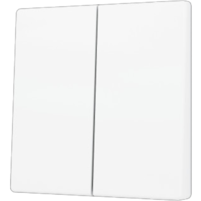ZENNIO ZS55CSOFT24MW ZS55. Cover for Double KNX Soft push button 55x55