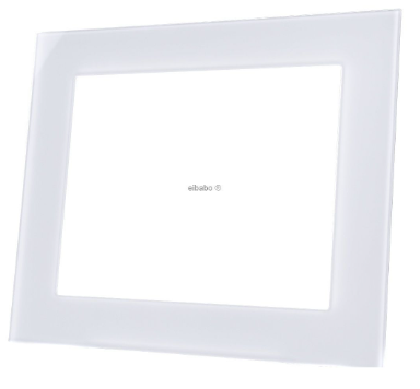 MDT VCB-10WS.04 VisuControl, ACC. Telaio di copertura in vetro da 10 pollici, bianco, per automazione domestica