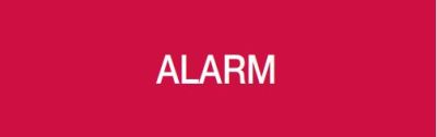 COOPER CSA FIRE CSA08667W 55XX SERIES WORDING “ALARM”