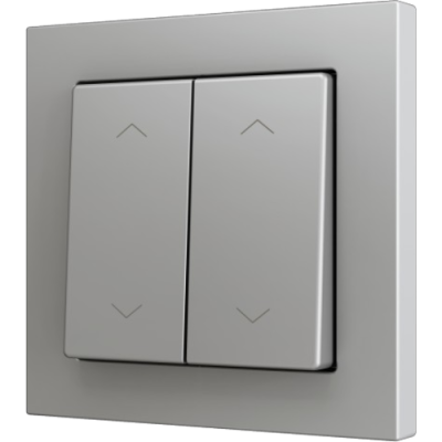 ZENNIO ZS552PB4SS ZS55. Double Soft push button for 4 binary inputs