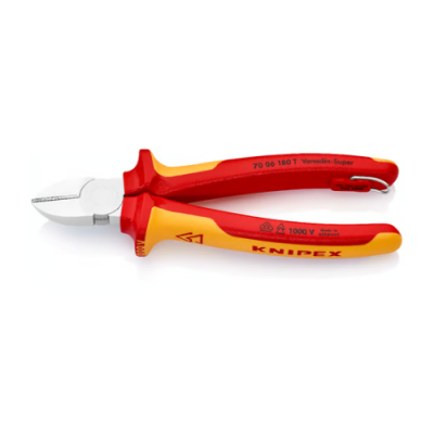 KNIPEX 70 06 180 T Side cutter for TT mechanics