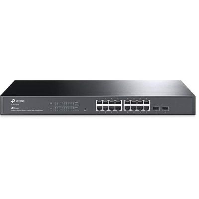 TP LINK SG2218 16 SWITCH SOCKET + 2 SFP SLOTS