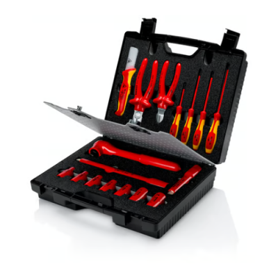 KNIPEX 98 99 11 17-piece compact suitcase