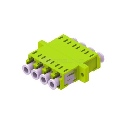 WP RACK WPC-FA5-LC0202 LC-LC OM5 Quad Adapter, Multimode, Plastic housing,