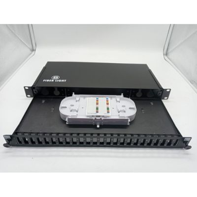 WP RACK WPC-APP-FP8LCD Front panel for preterminated fibers LC/dx-SC/sx 8