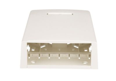 PANDUIT CBXF12IW-AY Surface Mount Box- 12 Port- Multimedia- Off White