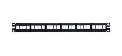 PANDUIT NKFP24Y NK Modular Patch Panel- Flat- 24 Port- 1 RU