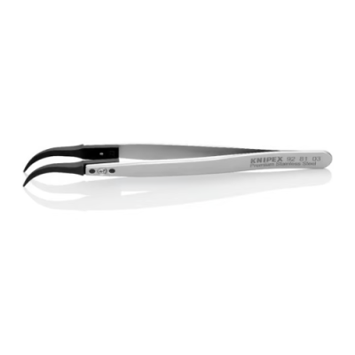 KNIPEX 92 81 03 Tweezer with ESD interchangeable tips