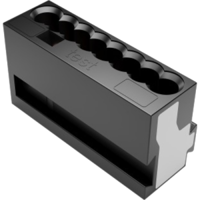 ZENNIO 9900017 8-conductor micro connector for junction boxes. Grey