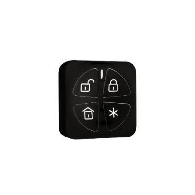 RISCO RWX332KF8BLB Telecomando Panda nero bidirezionale a 4 tasti Rol