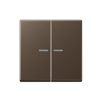 JUNG A10921STRFMO Pulsante KNX RF, 2 canali, moca