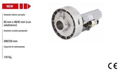 FAAC 109951 RL200 EF Electric Brake Shutter Damper Motor