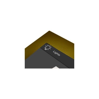 THINKNX ENVISION7F8_BR_AL Cornice MARRONE BRONZO di alluminio anodizzato per