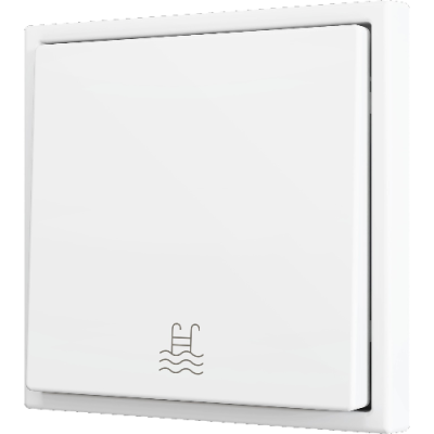 ZENNIO ZS701PB2MWC ZS70. Simple Soft push button for 2 binary inputs