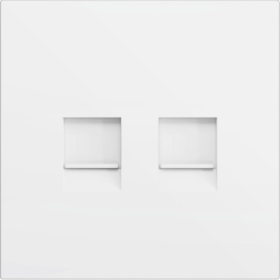 ZENNIO ZS70C245MW ZS70. Cover plate for RJ45 connector 70x70 mm - 2