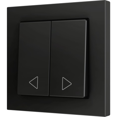 ZENNIO ZS552PB2AC ZS55. Double Soft push button for 2 binary inputs