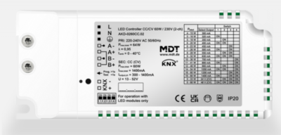 MDT AKD-0260CC.02 Controller LED CC/CV da incasso