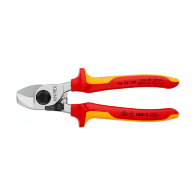 KNIPEX 95 26 165 Cable cutter with return spring