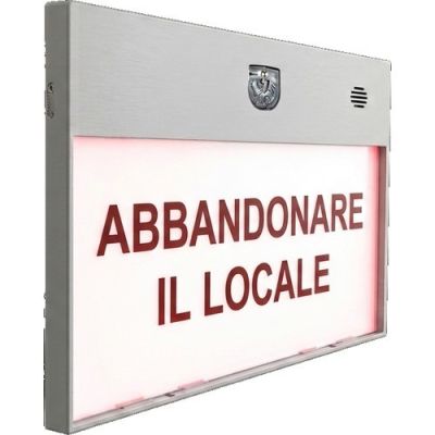 COOPER CSA INCENDIO EF-TRASP-ABB TRASPARENTE EFSB ABBANDONARE IL LOCALE ET