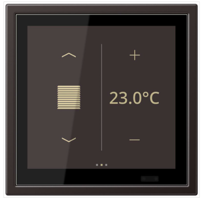 JUNG AL459D1SD Controller ambientale KNX LS TOUCH con placca sing