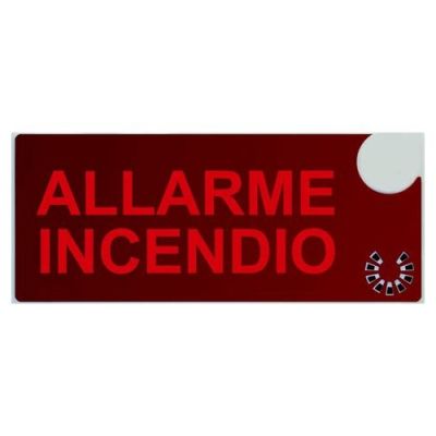 COOPER CSA INCENDIO CSA0858C-1 DICITURA 5965CL IT ALLARME INCENDIO