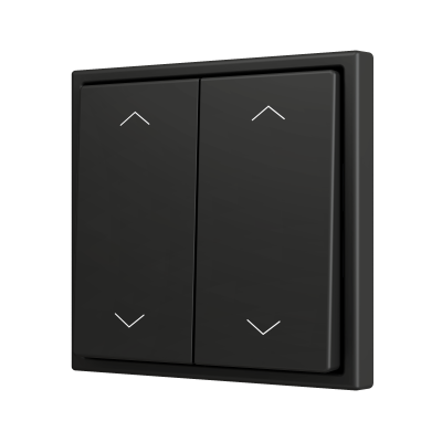ZENNIO ZS702PB4SHA ZS70. Double Soft push button for 4 binary inputs