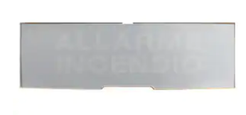 NOTIFIER P-PAN1-P-ALI-G Polycarbonate film 