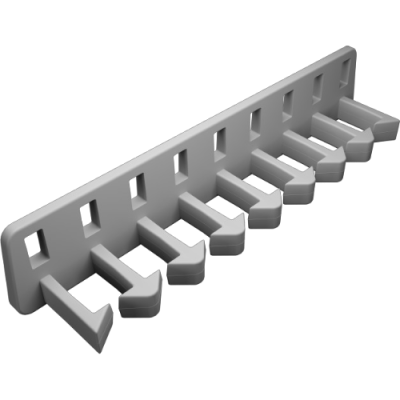 ZENNIO ZACCOMB Cable comb for up to 8 cables.