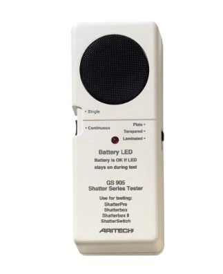 ARITECH ANTINTRUSIONE GS905 Unità di prova per sensori rottura vetro audio.