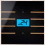 BLUMOTIX BX-F-QKBGT-GOLD QUBIK LINE Glass Thermostat Cover 8 Buttons 80X80mm