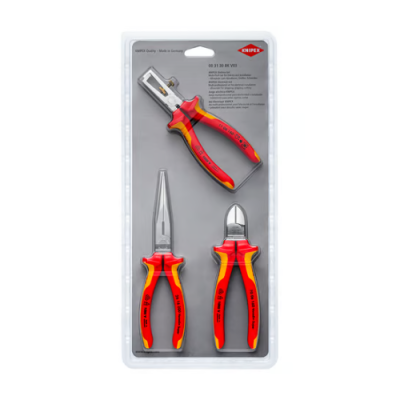 00 31 30 BK V03 VDE KNIPEX 3-piece electrical set