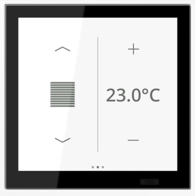 JUNG LSZ459BFD1SWWM Controller ambientale KNX LS TOUCH con placca sing