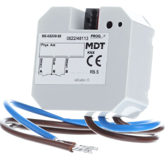 MDT BE-02230.02 Interfaccia pulsanti KNX 2 volte, 230 V CA BE-02230.02
