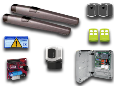 4302K0VL FADINI - DARDO 430 AUTOMATION KIT FOR SWING GATES WITH LEAVES UP TO 350 KG IN WEIGHT AND 2.8 M IN LENGTH