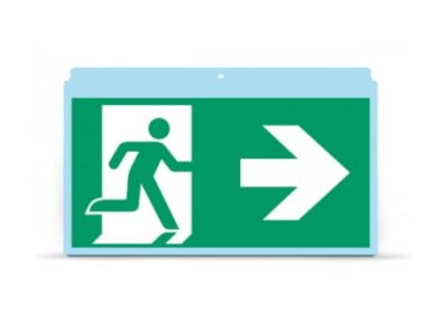 INIM FIRE OH320PNRL Panel with pictograms pasted right-left direction (pack of 5 pcs.)