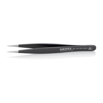 KNIPEX 92 28 69 ESD ESD stainless steel universal tweezer