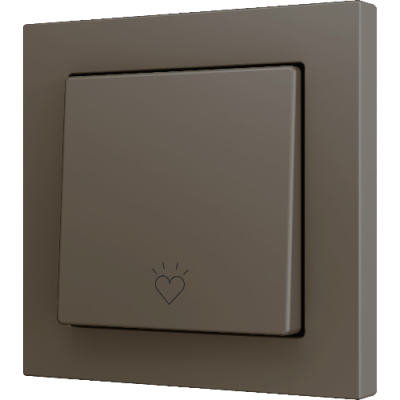 ZENNIO ZS551PB1MC ZS55. Simple Soft push button for 1 binary input 5