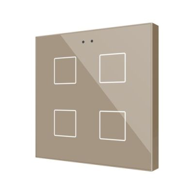 ZENNIO ZVIFR4C FLAT RGB 4. PULSANTE CAPACITIVO IN VETRO -