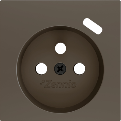 ZENNIO ZS55CF1USM ZS55. French socket cover with USB C 55x55 mm - Mo