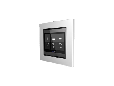 ELSNER 70822 Cala Touch KNX AQS/TH 3.x- jet black RAL 9005 Controller ambientale - Sensore CO2/Temperatura/Umidità
