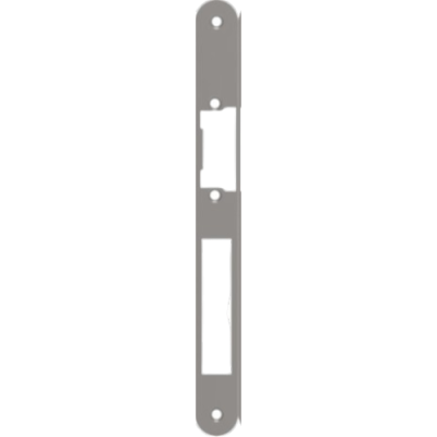 ZENNIO ZAC-AR1 IWAC - Rounded edge plate for electric strike - mo