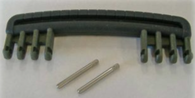 GT LINE KIN.0541 Handle, green, black rubber coating (mod.