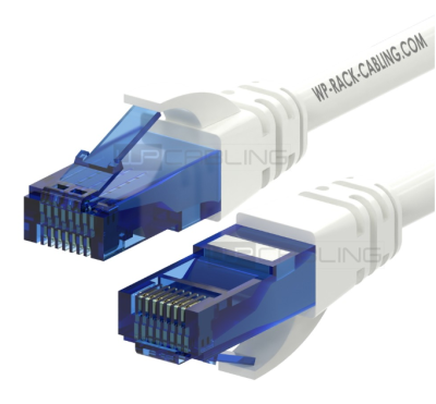 WP RACK WPC-PAT-5U030W CAT 5E U-UTP PATCH CABLE 3.0m WHITE
