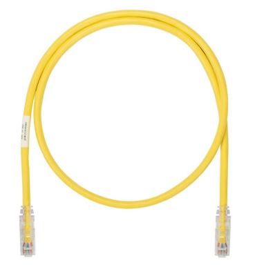 PANDUIT UTP6ASD3MYL Copper Patch Cord- Cat 6A SD- Yellow UTP Cable- 3 Meter